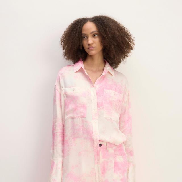 Womens Everlane x Marques Almeida Satin Tie-Dye Shirt by Everlane Product Image