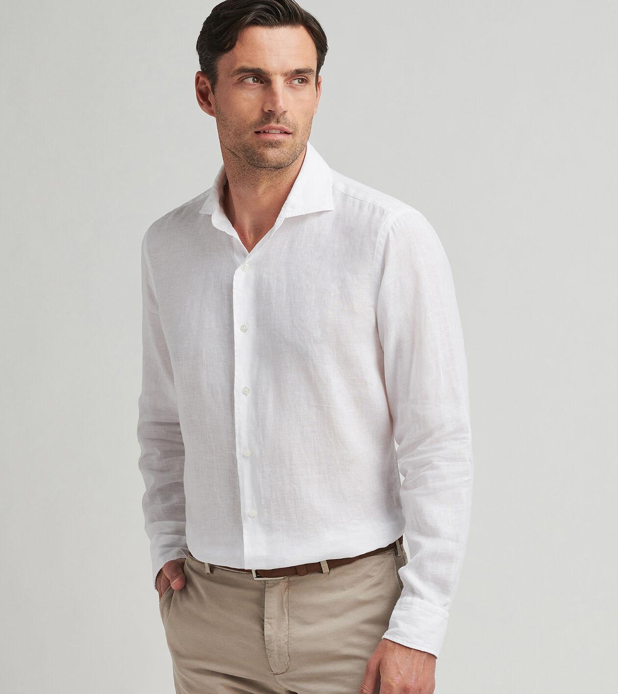 Astino Lino Délavé Sport Shirt Product Image