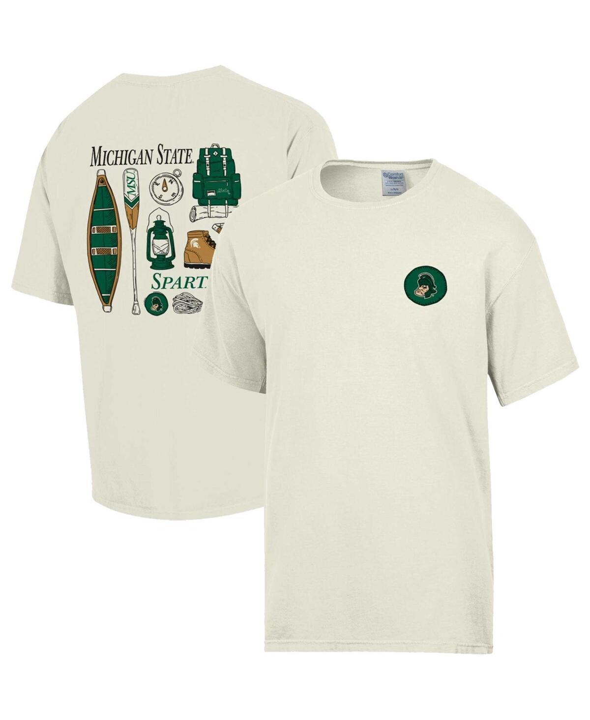 Mens Comfortwash Cream Michigan State Spartans Camping Trip T-shirt Product Image