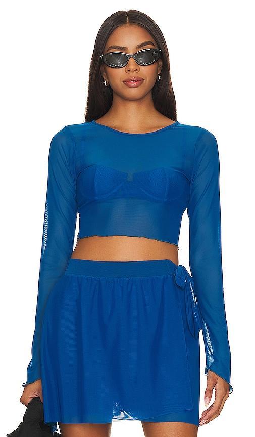 Long Sleeve Crop Top Product Image