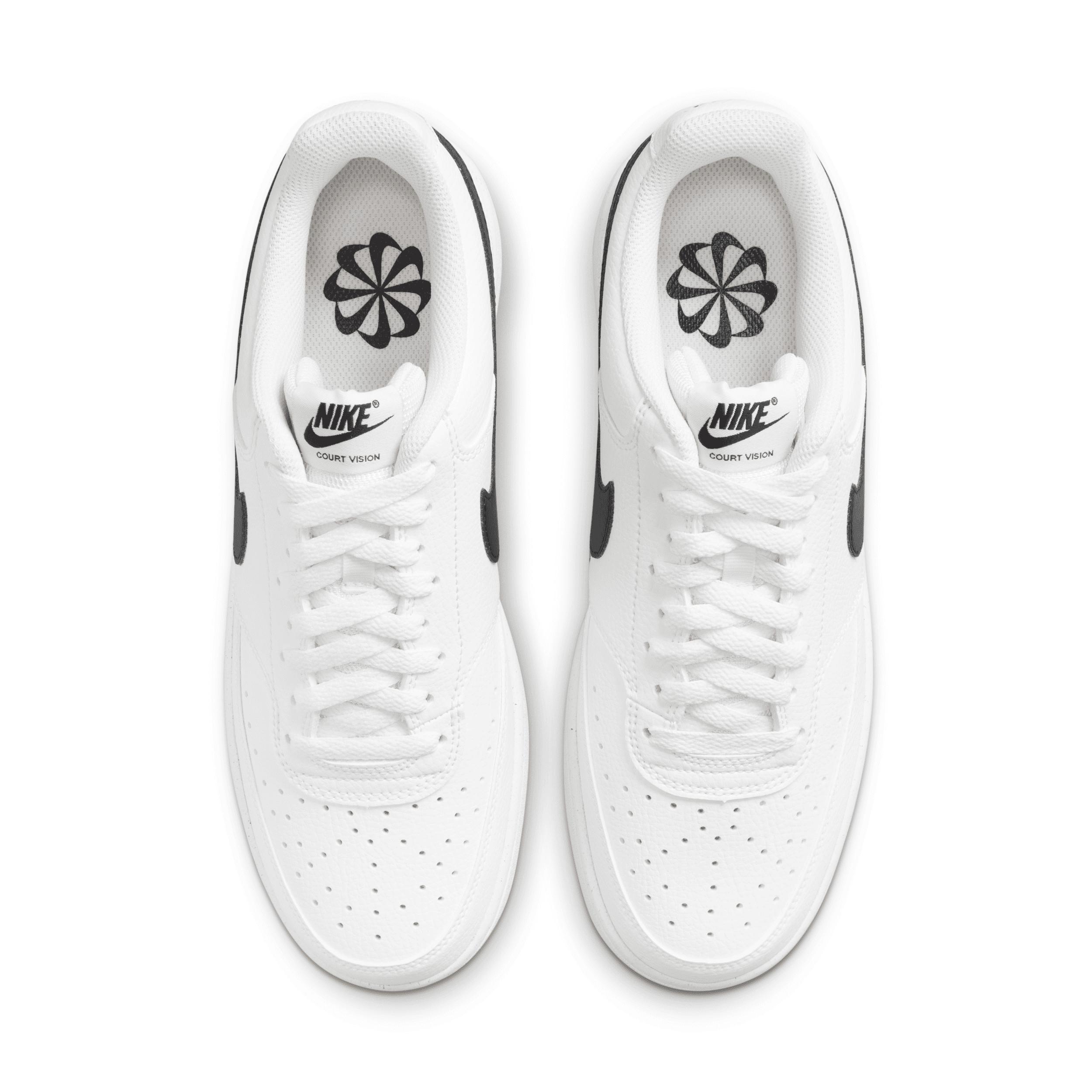 Nike Mens Nike Court Vision - Mens Shoes White/Black Product Image