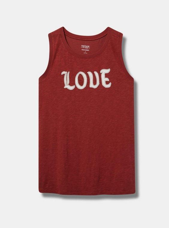 Love Fit Vintage Slub Crew Tank Product Image