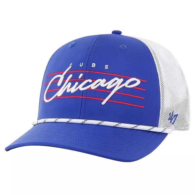 Mens 47 Royal Chicago Cubs Downburst Trucker Adjustable Hat Product Image