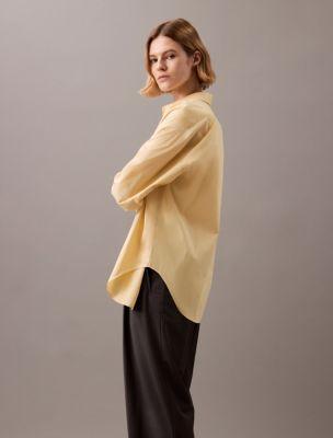 Stretch Poplin Relaxed Fit Button-Down Shirt Product Image