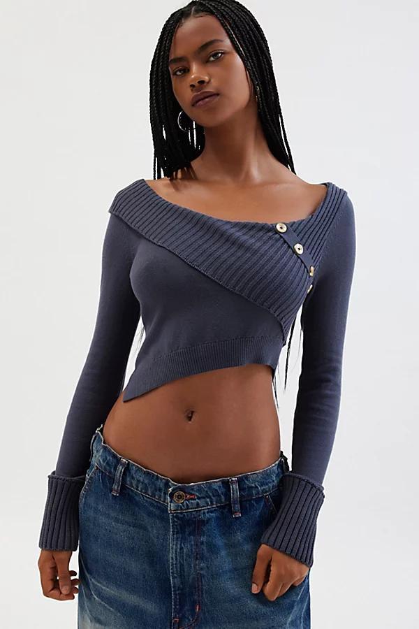 Silence + Noise Emery Asymmetric Sweater Womens at Urban Outfitters Product Image