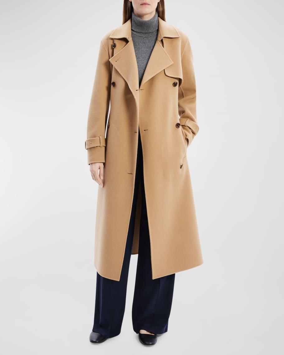 New Divide Double-Face Wool Trench Coat Product Image