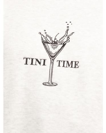 Tini Time Embroidered Sweatshirt for Women Product Image