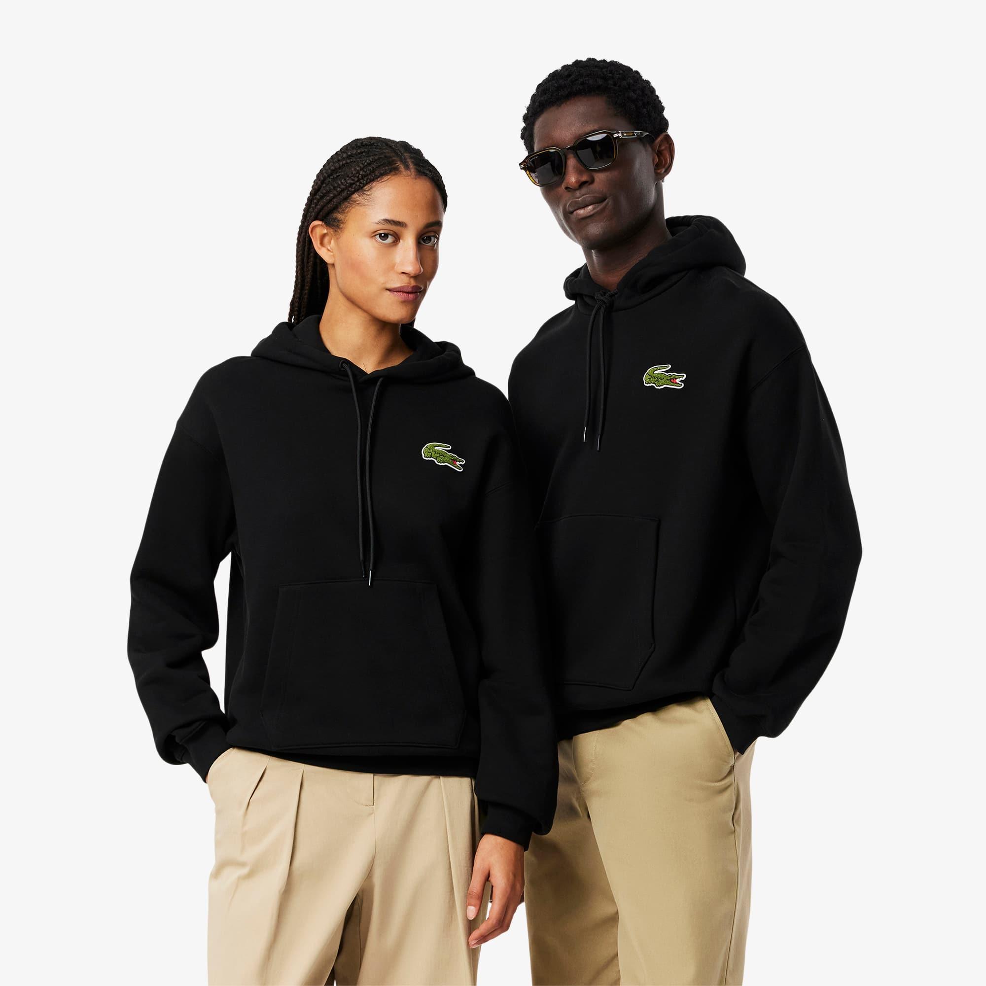 Loose Fit Badge Accent Hoodie Product Image