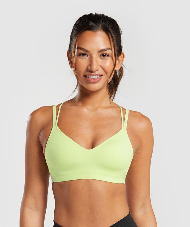 Strappy Back Light Support Sports Bra Product Image