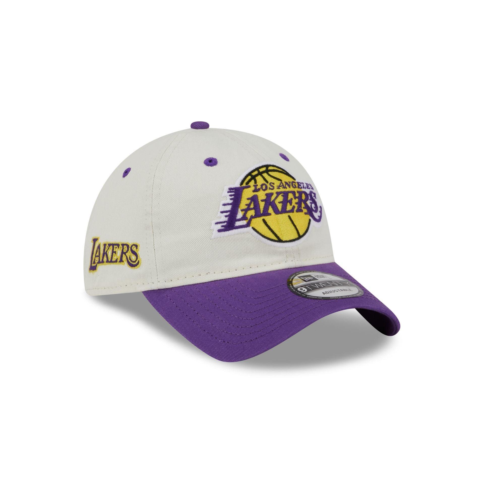 Los Angeles Lakers Classic Sidescript 9TWENTY Adjustable Hat Male Product Image