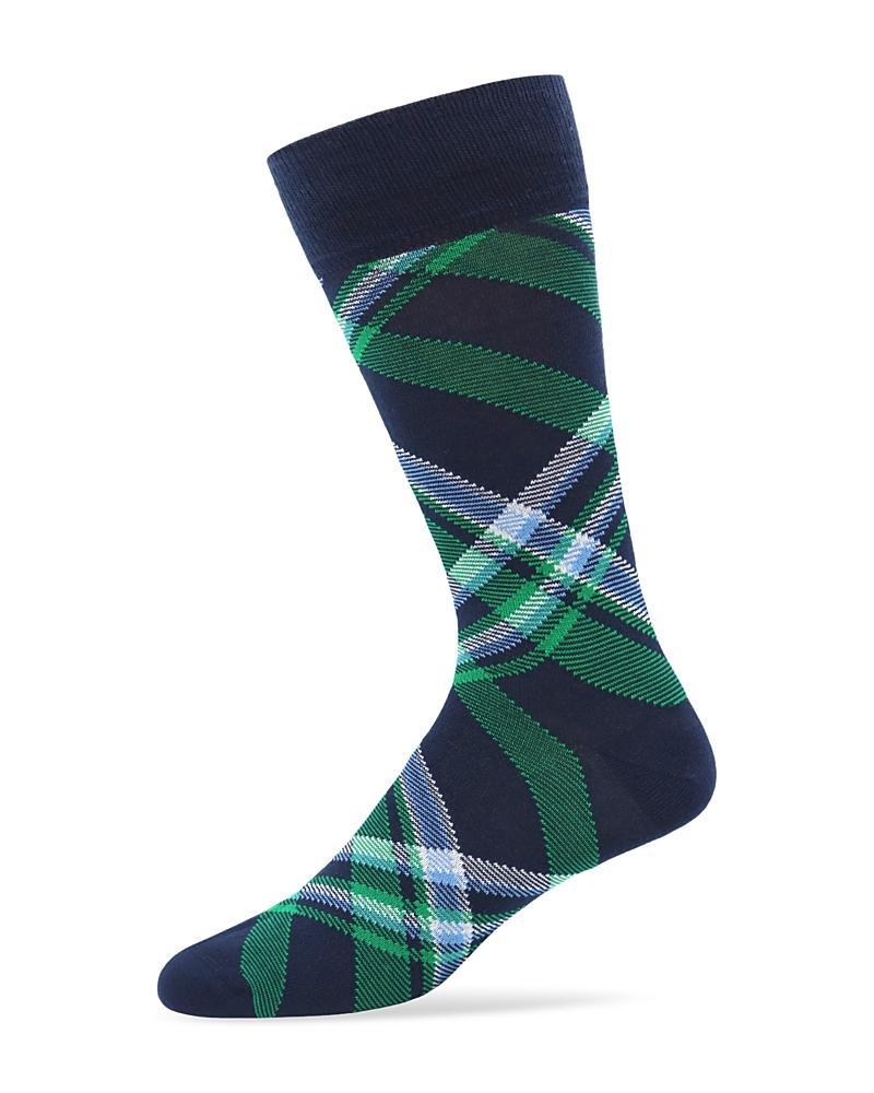 The Mens Store at Bloomingdales Plaid Crew Socks - 100% Exclusive Product Image