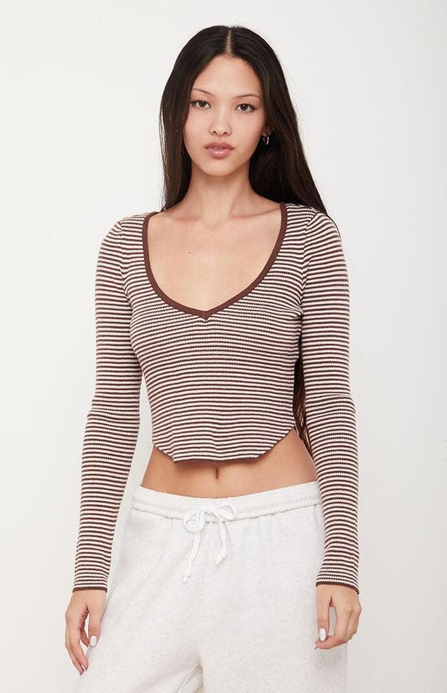 Womens Woodland V-Neck Sweater Product Image