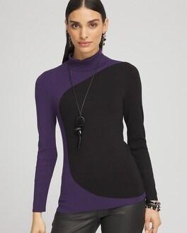 Studded V-Neck Sweater Product Image