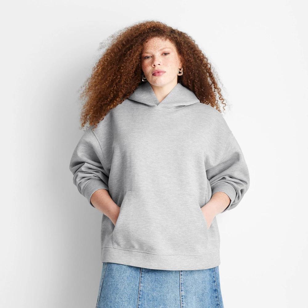 Womens Hooded Neoprene Oversized Sweatshirt - Future Collective Product Image