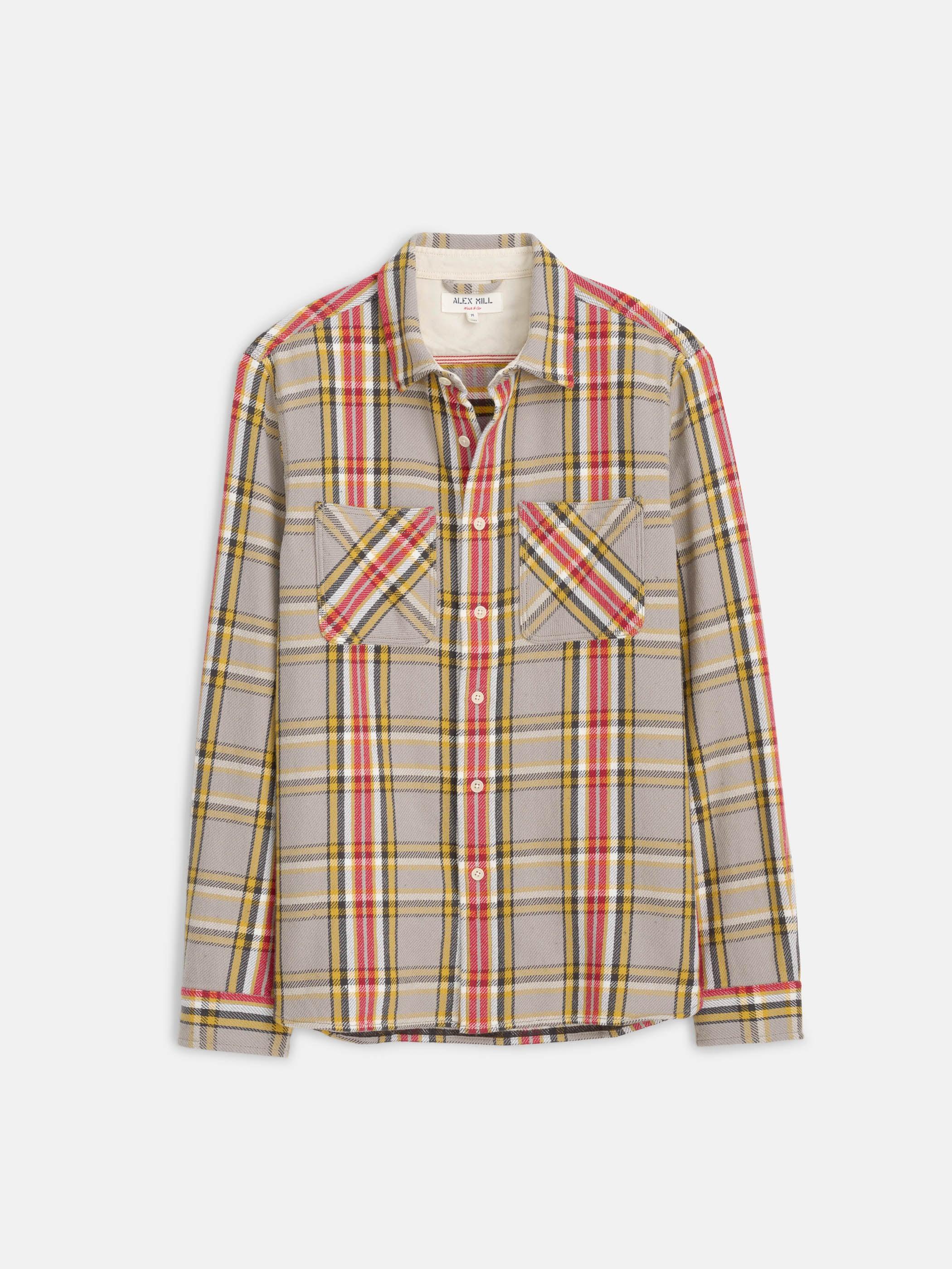 Chore Shirt In Vintage Wash Flannel Male Product Image