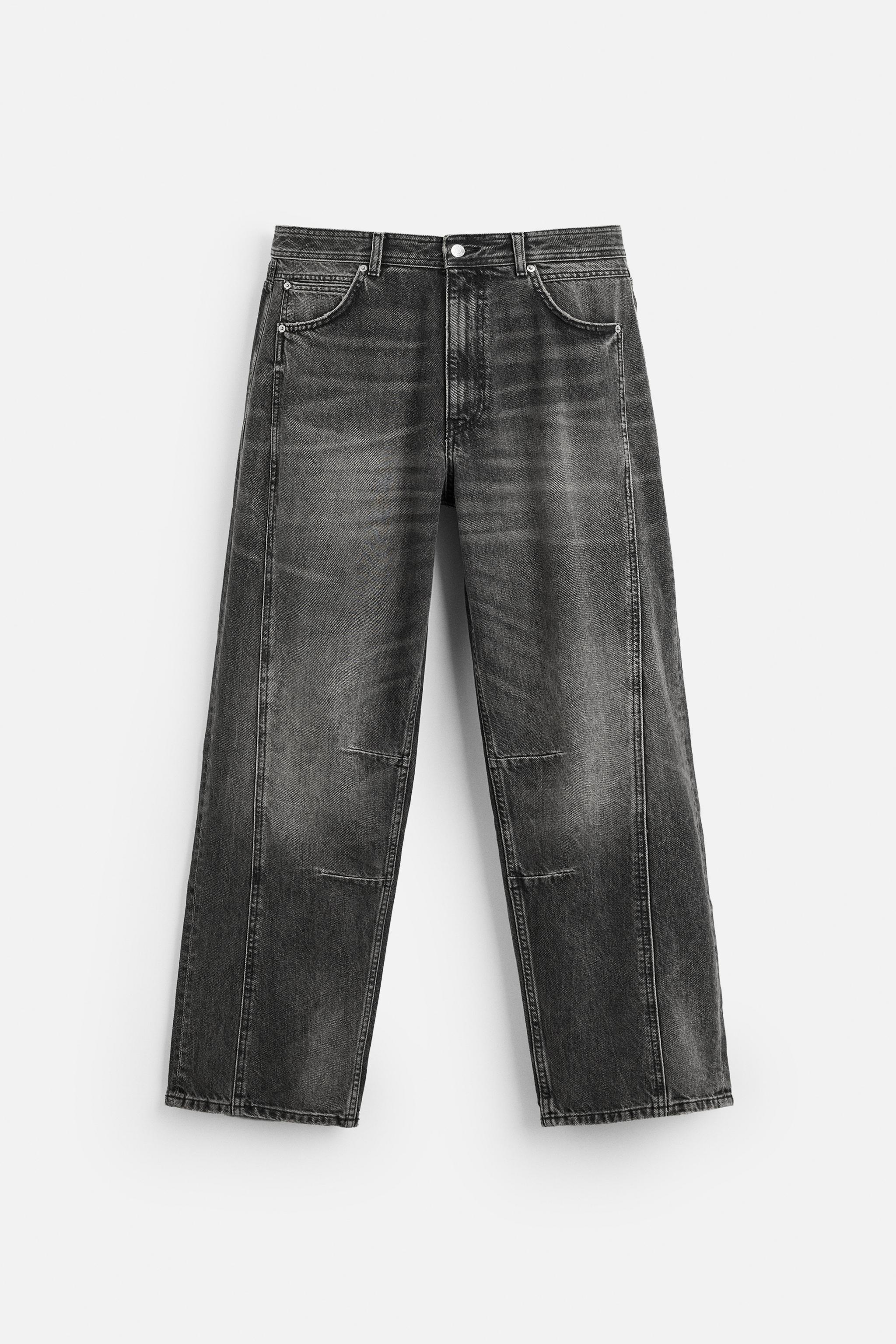 BAGGY FIT JEANS WITH SEAMS Product Image