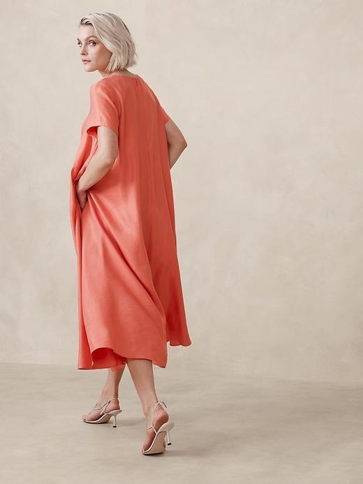 Aurelia Viscose-Hemp Maxi Dress Product Image