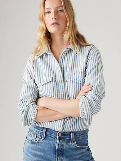 Iconic Western Denim Shirt Product Image