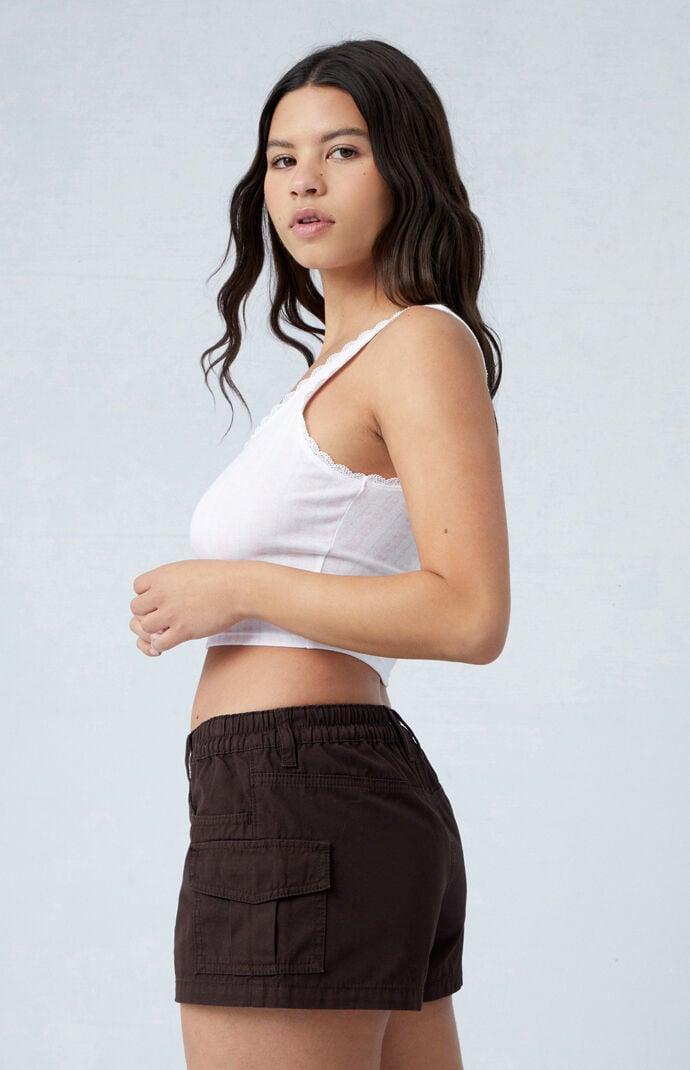 Women's Low Rise Cargo Shorts - Product Image