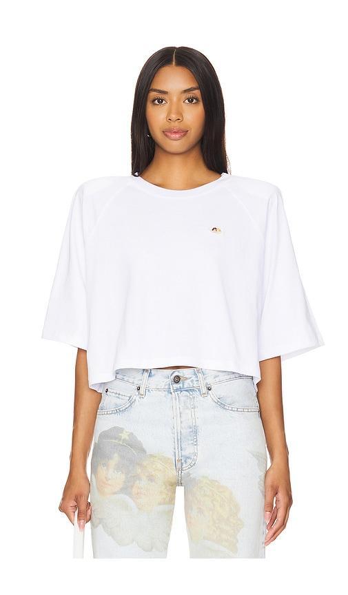 Angel Patch Cropped Padded T-shirt Product Image