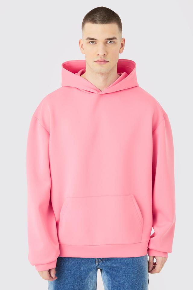 Tall Oversized Boxy Scuba Hoodie | boohooMAN USA Product Image