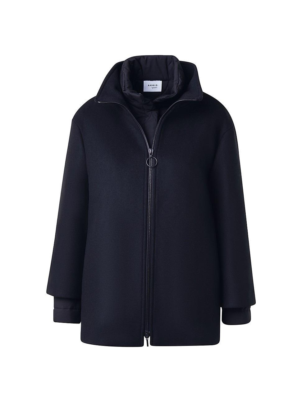 Womens Core Layered Wool-Blend Jacket Product Image