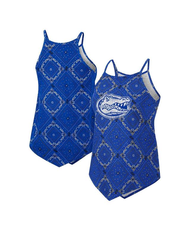 Womens Colosseum x Wrangler Royal Florida Gators Bandana Tank Top Product Image