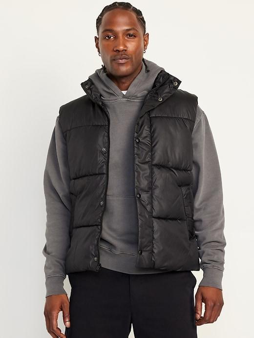 Water-Resistant Puffer Vest Product Image