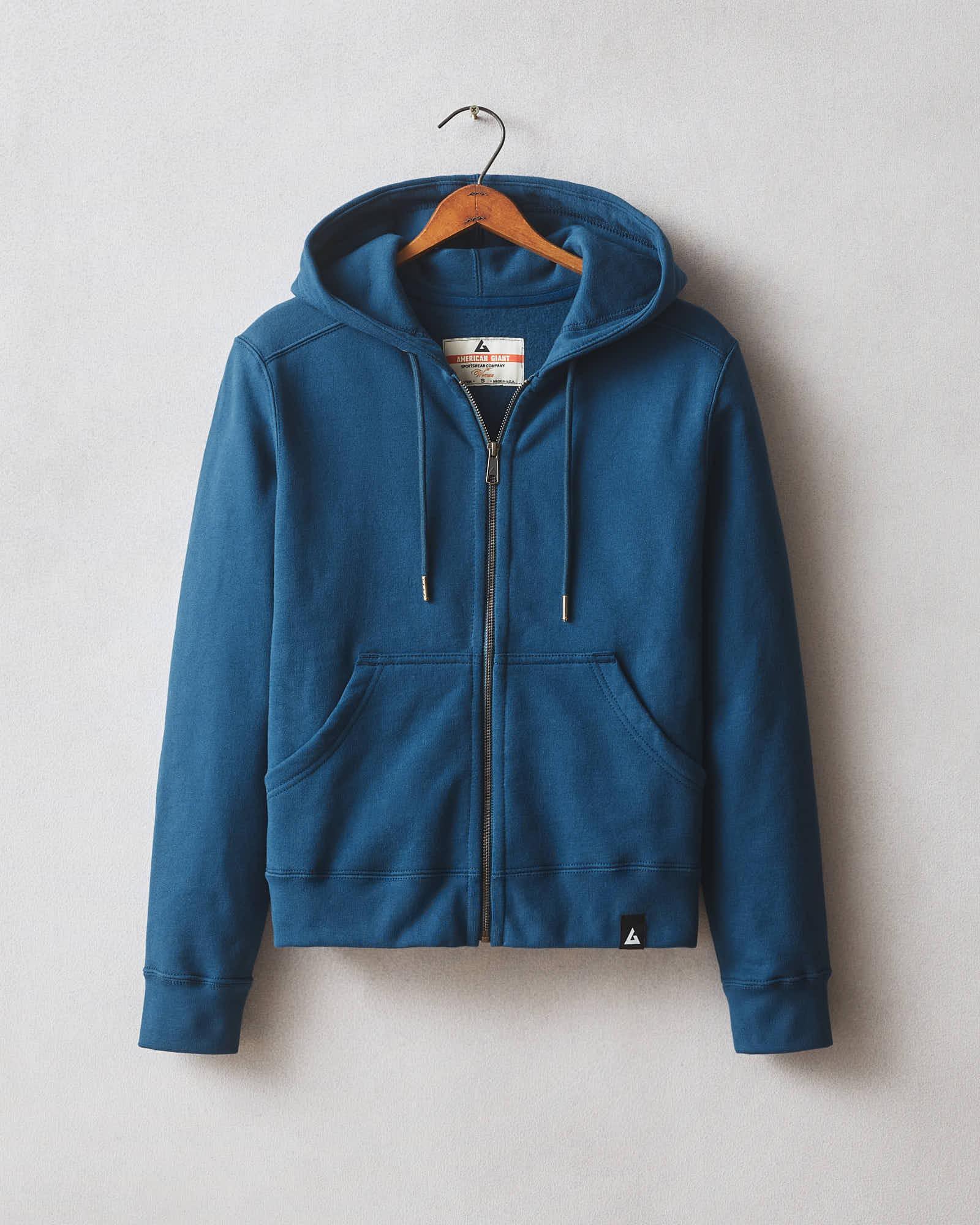 Relaxed Classic Full Zip - Eclipse Blue Product Image