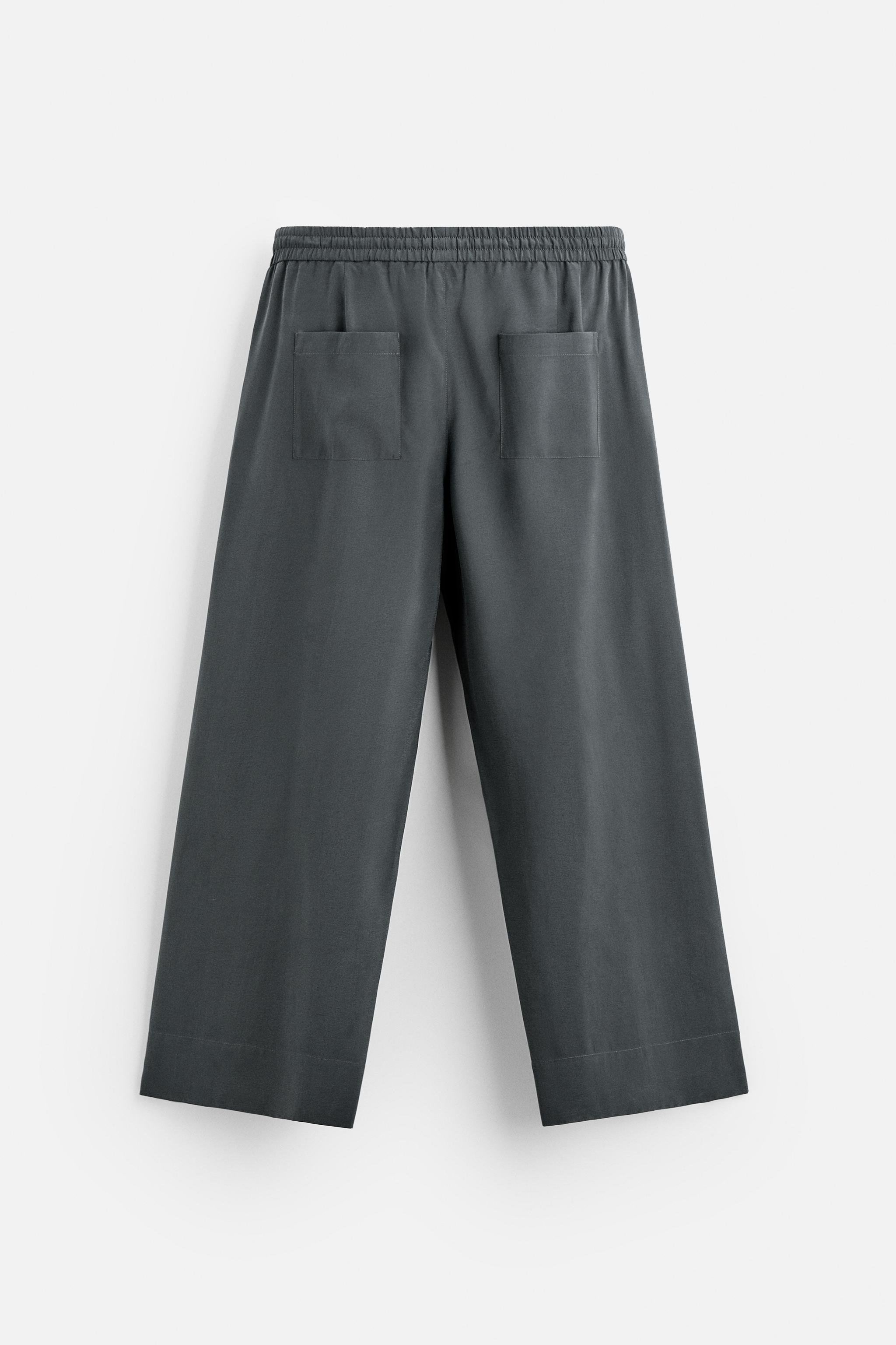 FLOWY RELAXED FIT PANTS Product Image