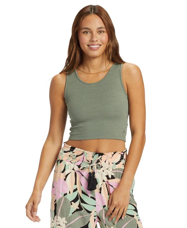 Roxy Juniors Good Keepsake Cropped Tank Top Product Image