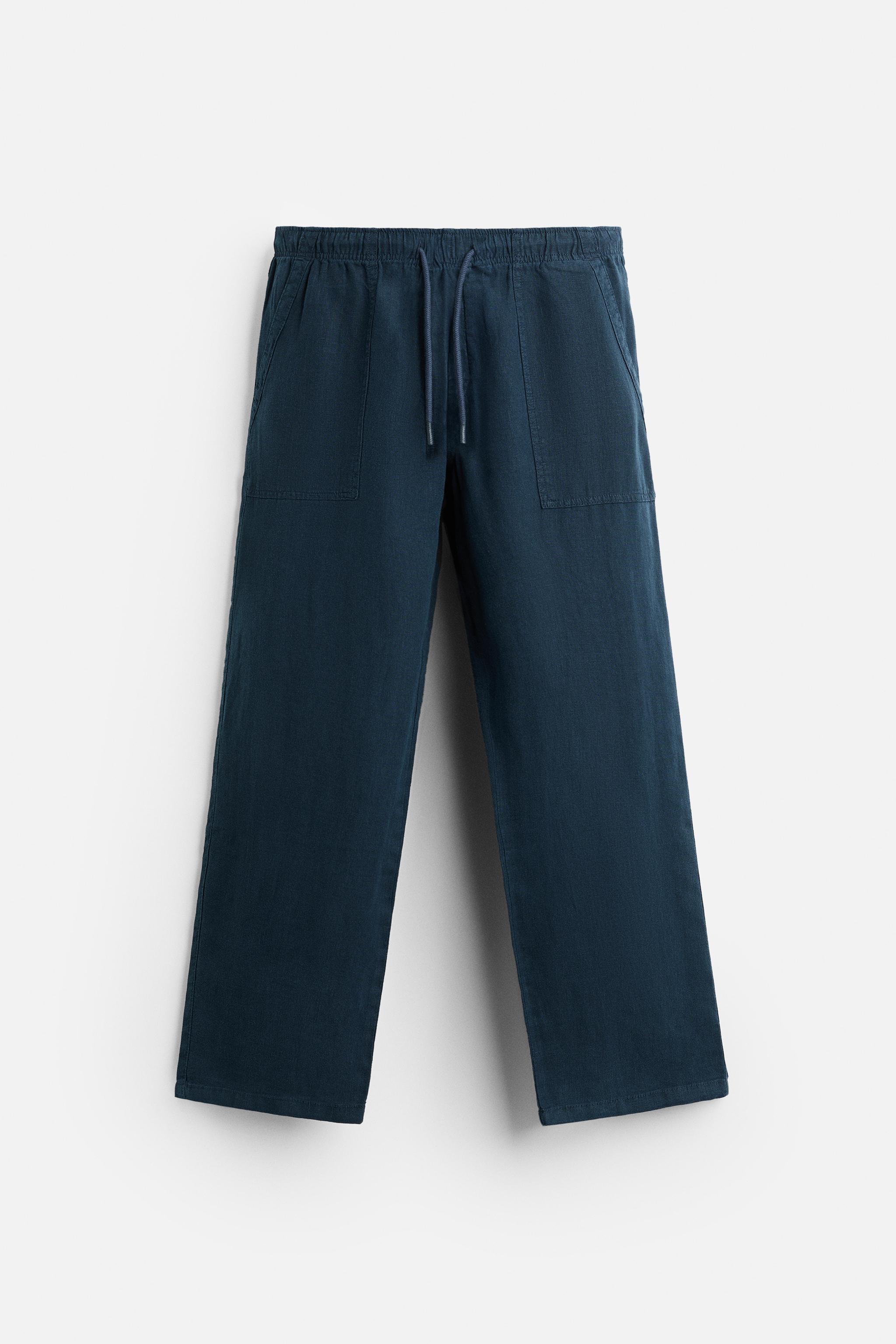 LINEN PANTS IN 100% LINEN Product Image