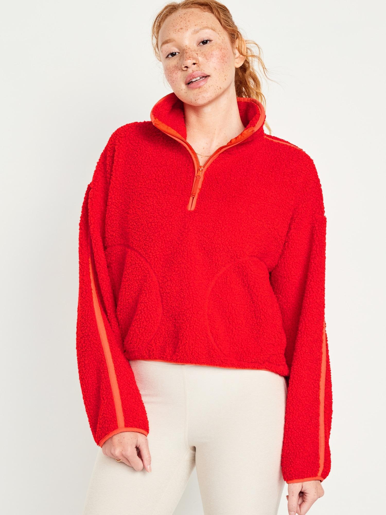 Crop Sherpa Quarter Zip Product Image