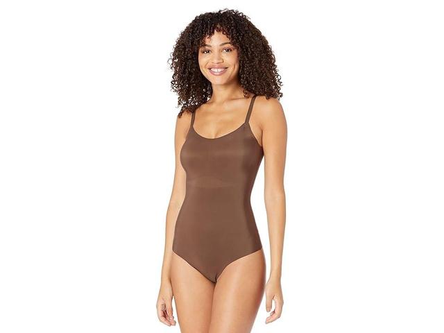 Commando Zone Smoothing Bodysuit CC407 (Mocha) Women's Jumpsuit & Rompers One Piece Product Image