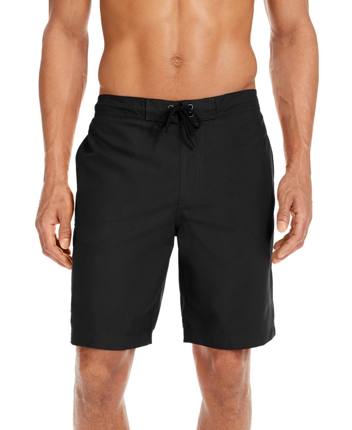 Club Room Mens Solid Quick-Dry 9 E-Board Shorts, Created for Macys Product Image