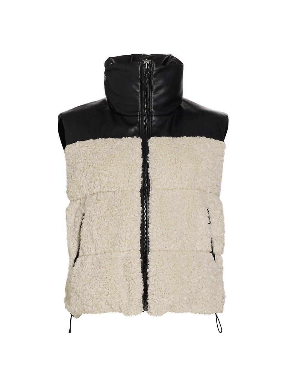 Womens Marina Reversible Sherpa Gilet Product Image