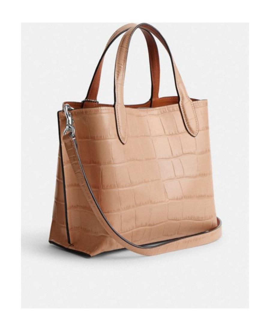 COACH Willow 24 Leather Tote Bag In Pink Product Image