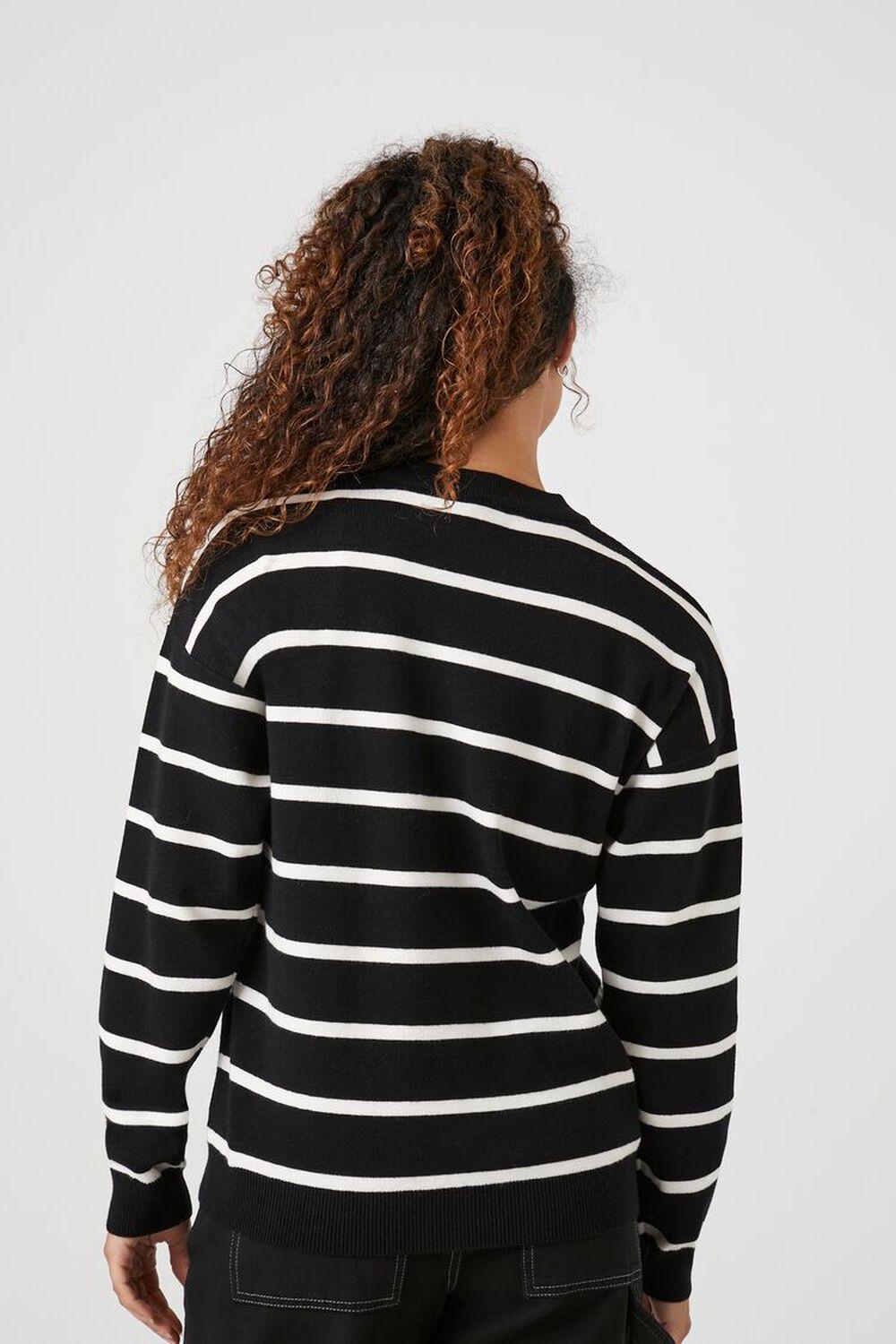 Striped Drop-Sleeve Sweater | Forever 21 Product Image