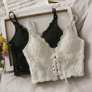 Lace Bustier Top Product Image