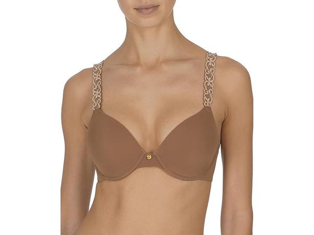 Natori Pure Luxe Custom Coverage Contour Underwire (Dulce/Light Mocha) Women's Bra Product Image