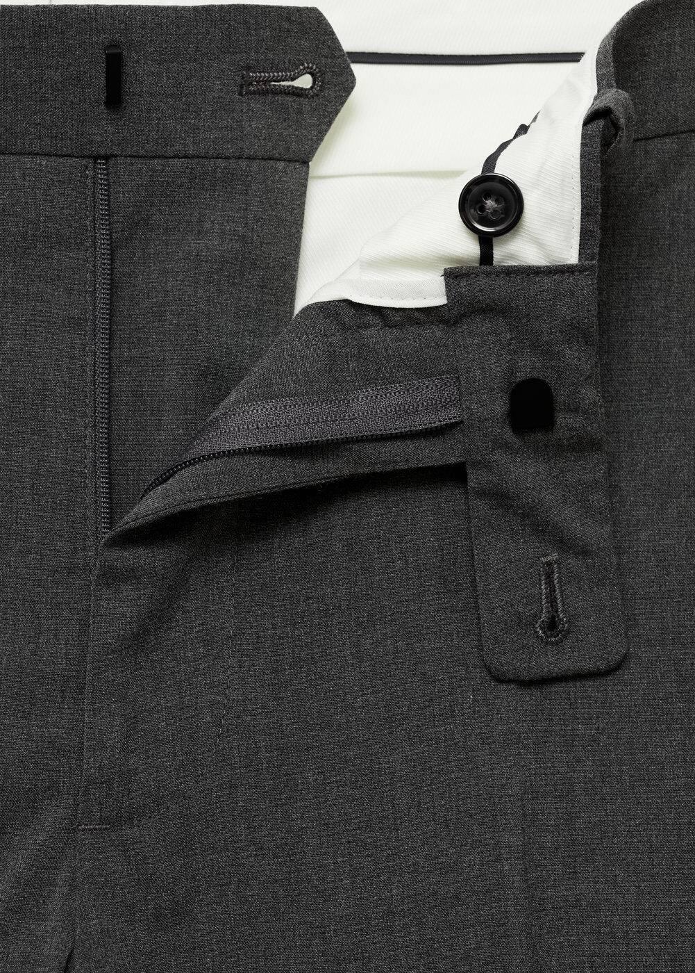 MANGO MAN - Stretch fabric slim-fit suit pants greyMen Product Image