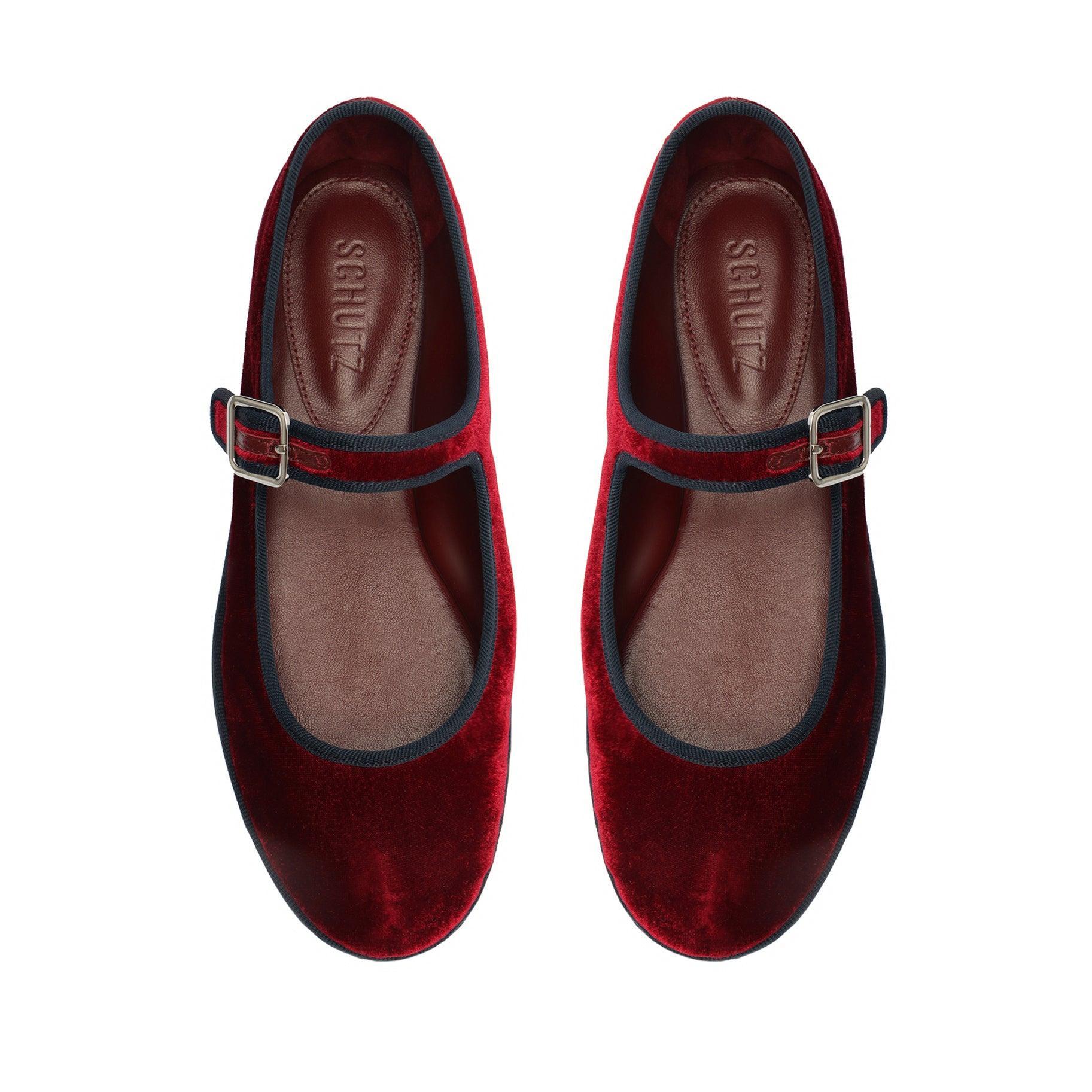 Clarissa Velvet Flat Female Product Image