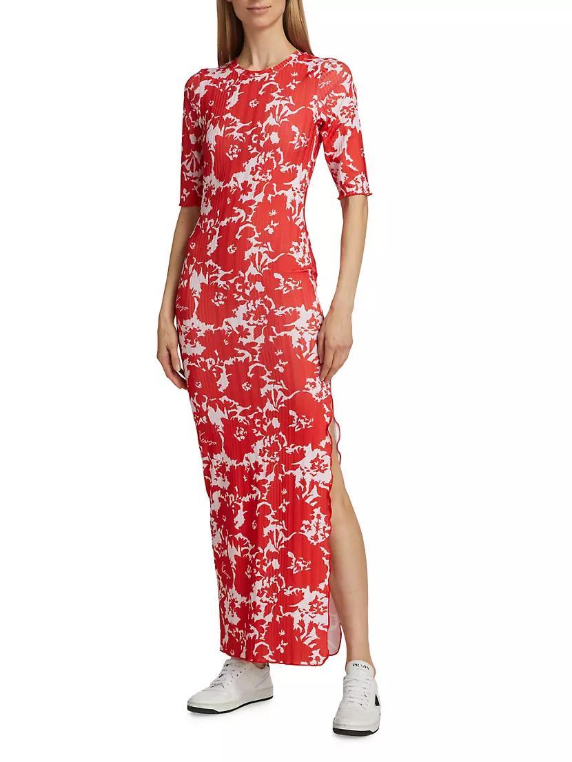 Floral Jersey Maxi Dress Product Image