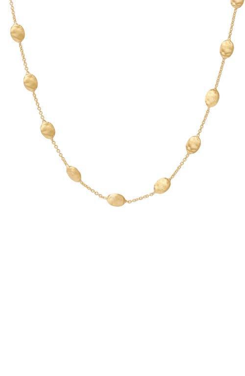 Womens Siviglia 18K Yellow Gold Medium Bead Station Necklace Product Image