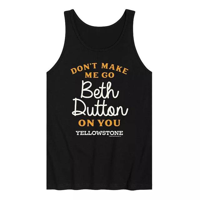 Mens Yellowstone Go Beth Dutton Tank Top Product Image