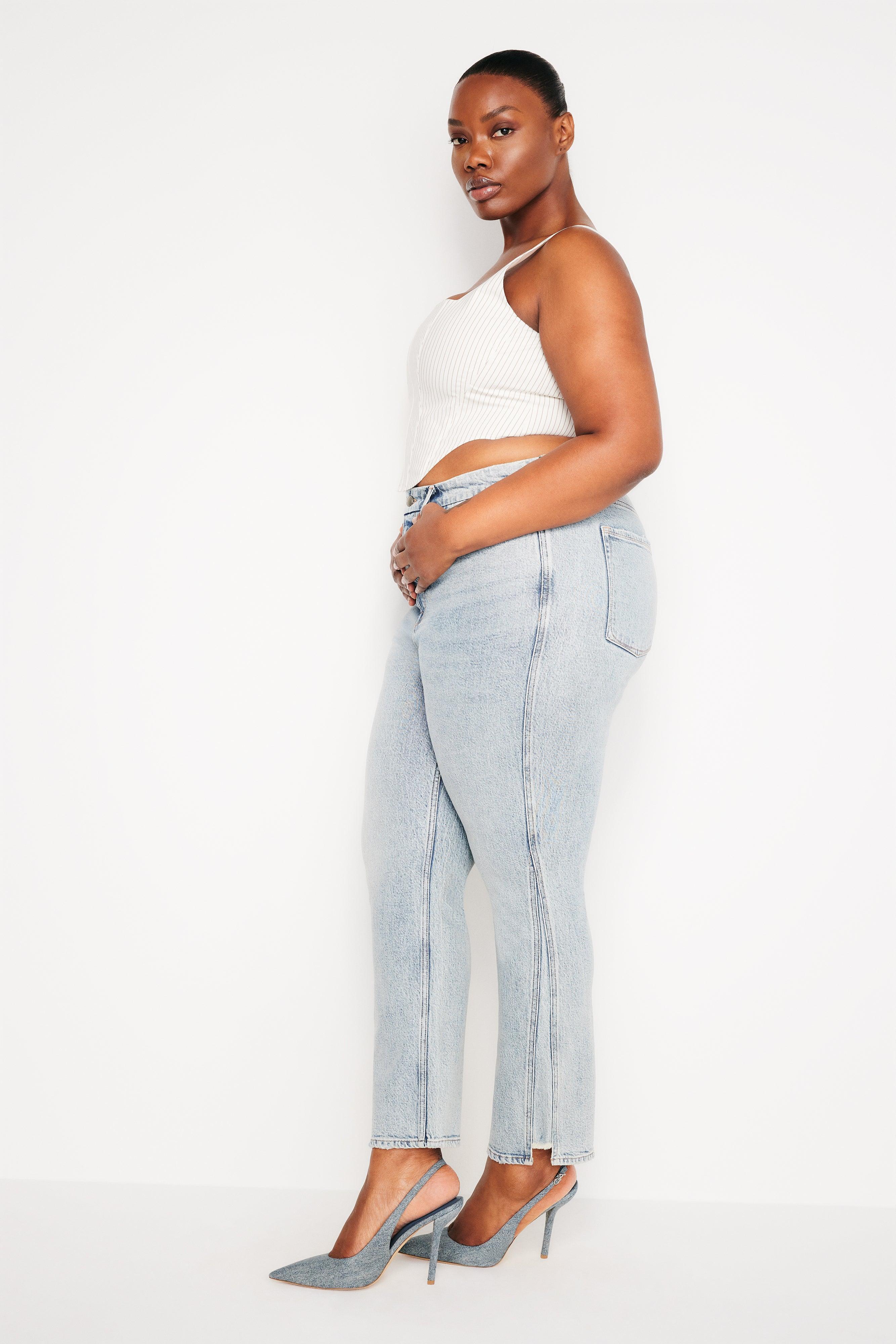 GOOD CURVE STRAIGHT JEANS | INDIGO545 Product Image