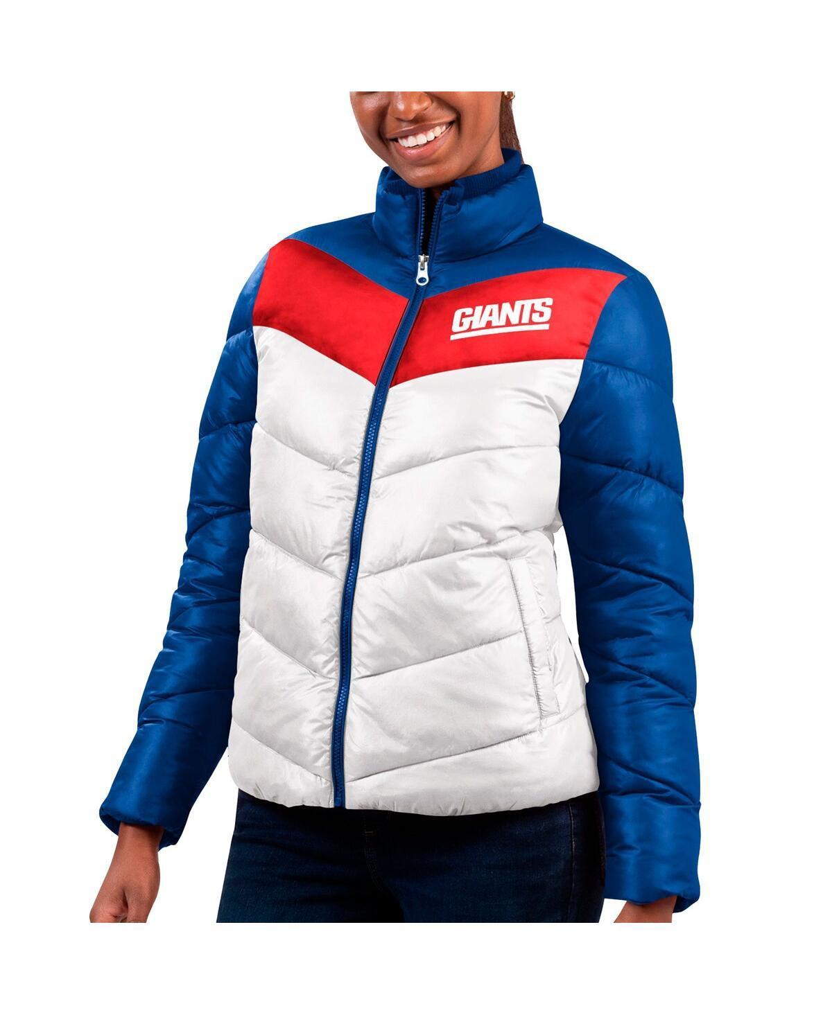 Womens G-III 4Her by Carl Banks /Navy New England Patriots New Star Quilted Full-Zip Jacket Product Image