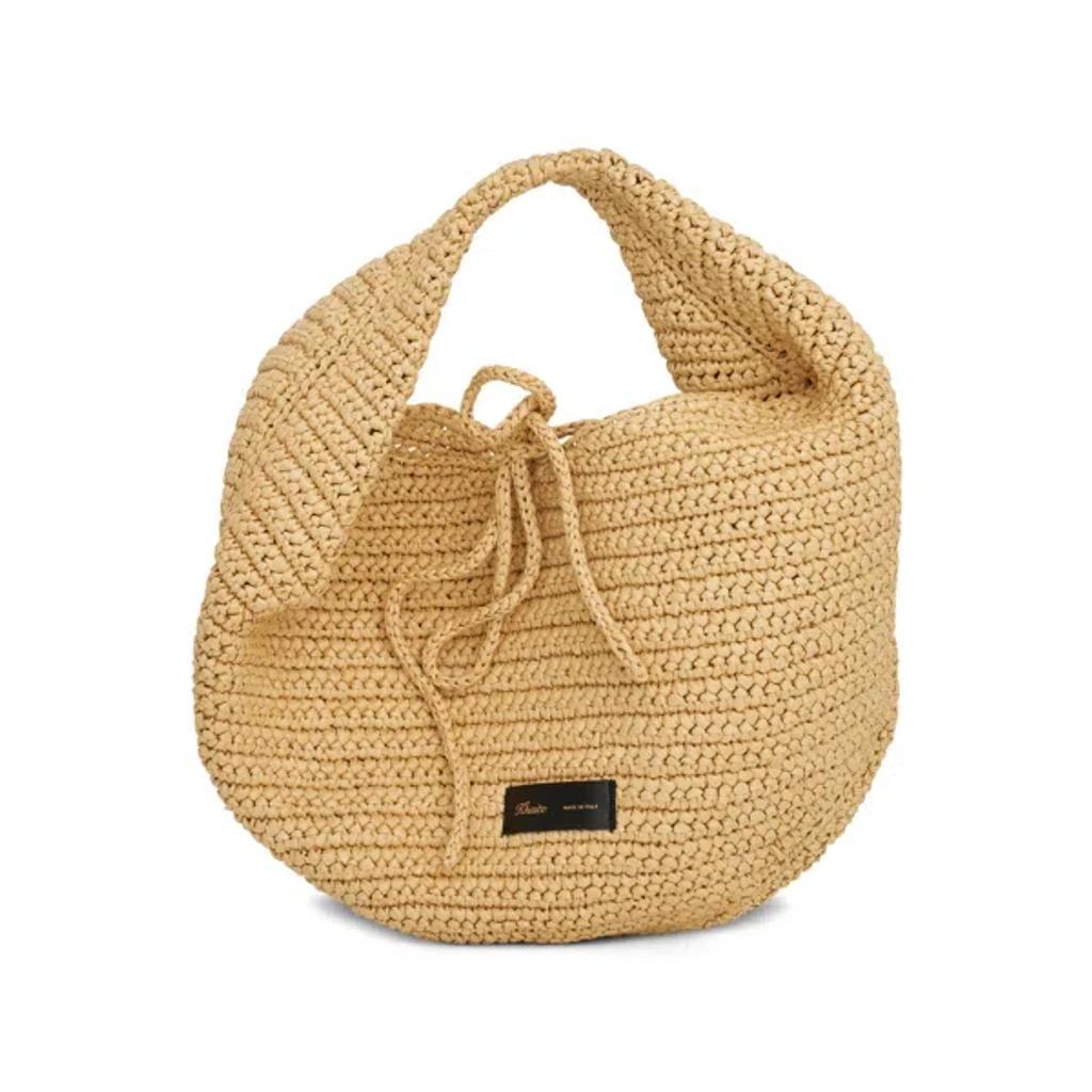 Medium Olivia Raffia Hobo Bag In Neutrals Product Image