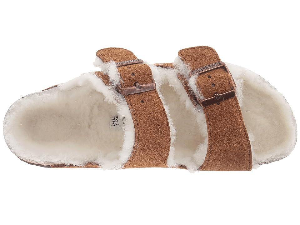 Womens Arizona Shearling & Suede Slides Product Image