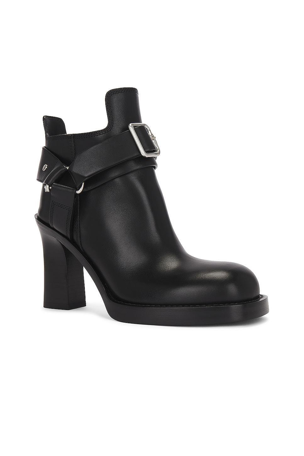 Burberry Stirrup Low Bootie in Black - Black. Size 37.5 (also in 37, 38, 38.5, 39, 39.5, 41). Product Image